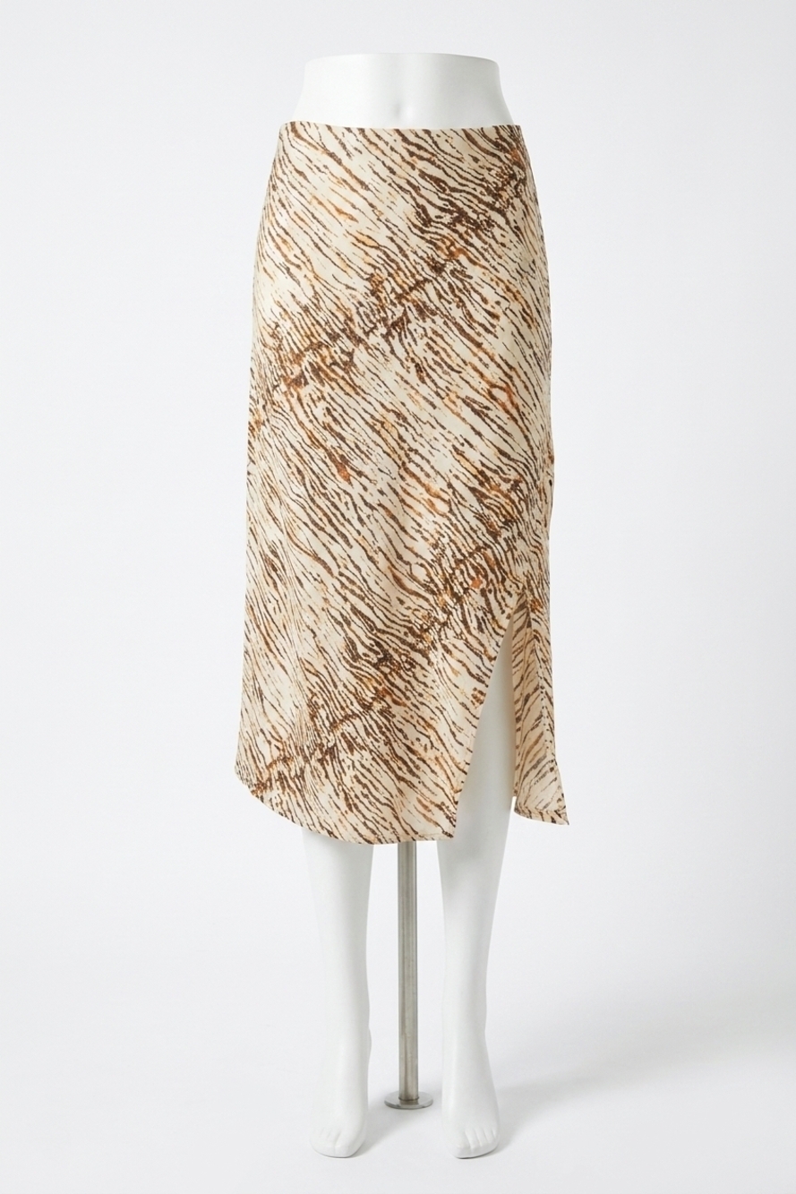 NEW ELAN selma skirt in neutral sahara